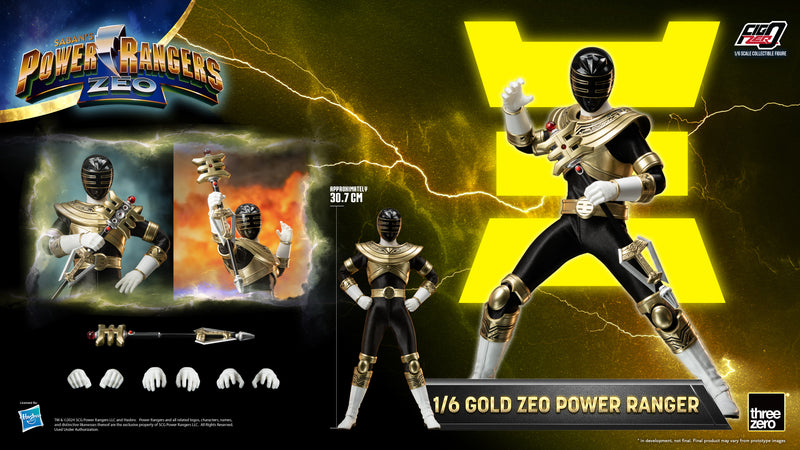ThreeZero FigZero 1/6 Gold Zeo Power Ranger