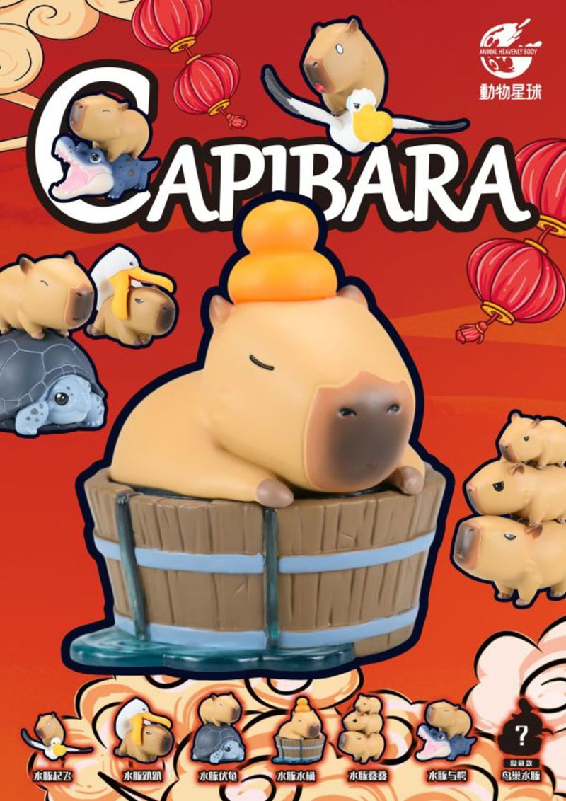 Animal Heavenly Body Capibara 动物星球 卡皮巴拉水豚盲盒