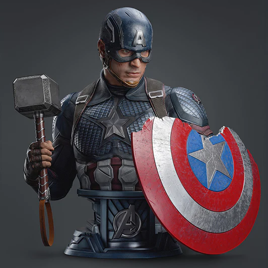 Queen Studio Captain America Life-size Bust