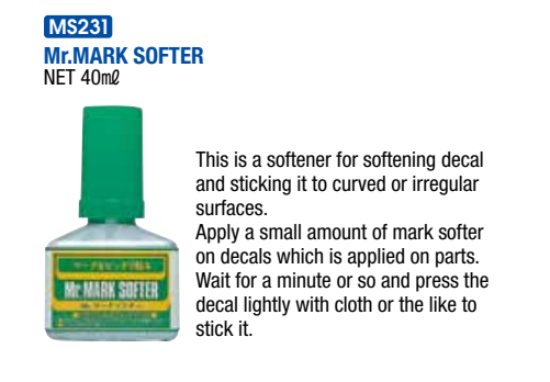 Mr Hobby Mark Softer/Setter & Cement