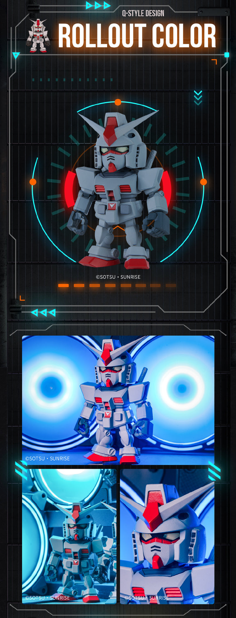 Bandai Namco QMSV Mini Gundam RX-78-2