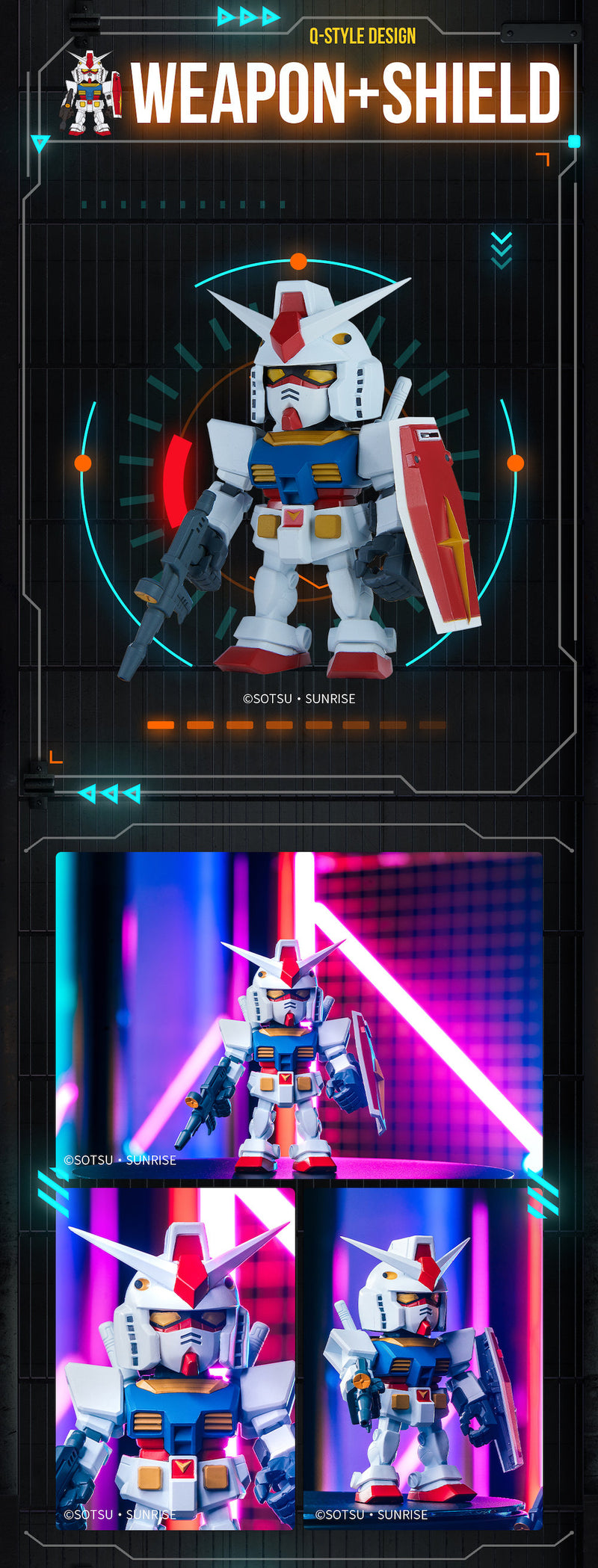 Bandai Namco QMSV Mini Gundam RX-78-2