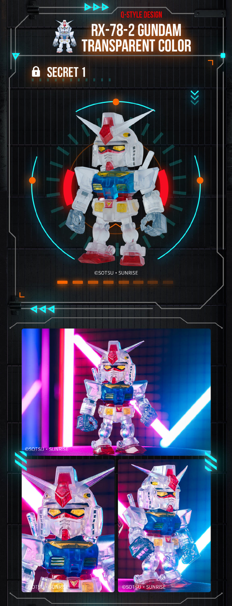 Bandai Namco QMSV Mini Gundam RX-78-2