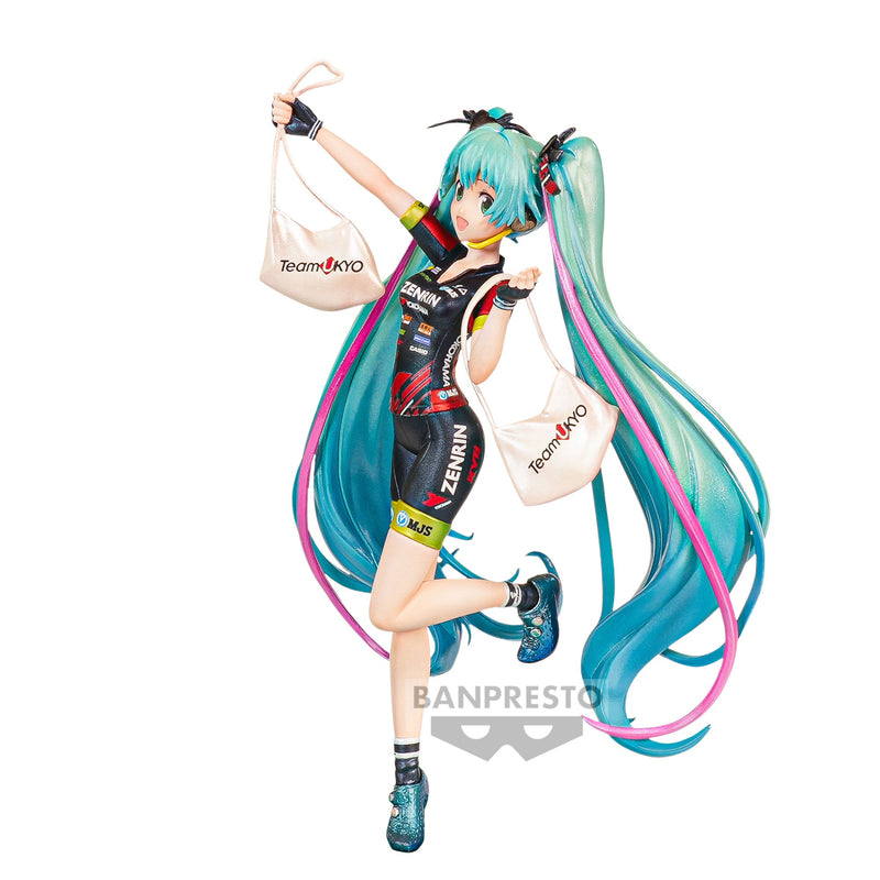 Hatsune Miku Racing Ver. Banpresto Chronicle Espresto Est-Print&Hair-Racing Miku2019 Team Ukyo Cheering Ver.