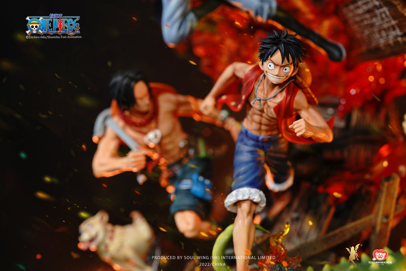 Soul Wing Studio One Piece "Bond" 海賊王 羈絆 路飛&艾斯&薩波