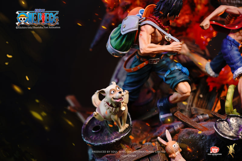 Soul Wing Studio One Piece "Bond" 海賊王 羈絆 路飛&艾斯&薩波