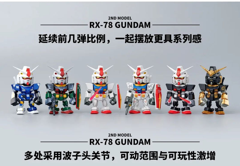 QMSV Mini RX-78-2 Gundam 2.0 ( Set of 8 )