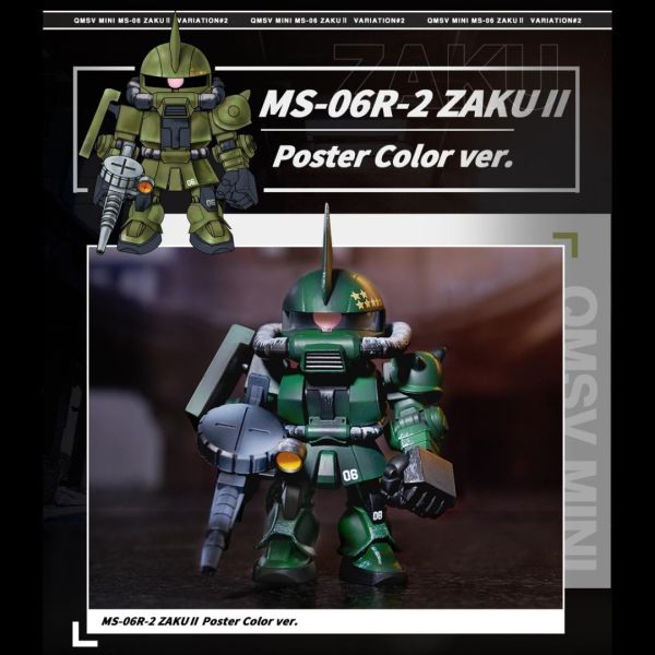 QMSV Mini MS-06 Zaku 2