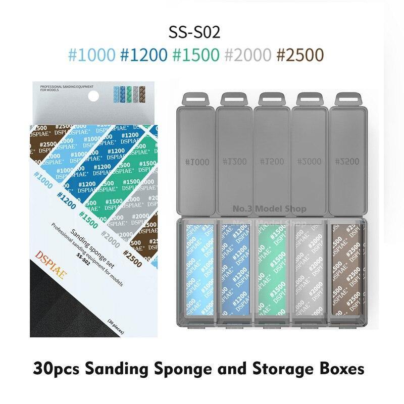 Dspiae Sanding Box Set 1000-2500 (30 PCS）