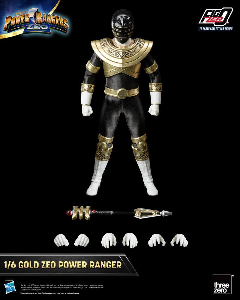 ThreeZero FigZero 1/6 Gold Zeo Power Ranger