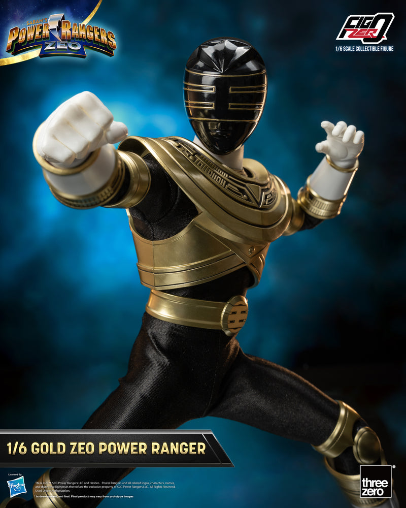 ThreeZero FigZero 1/6 Gold Zeo Power Ranger