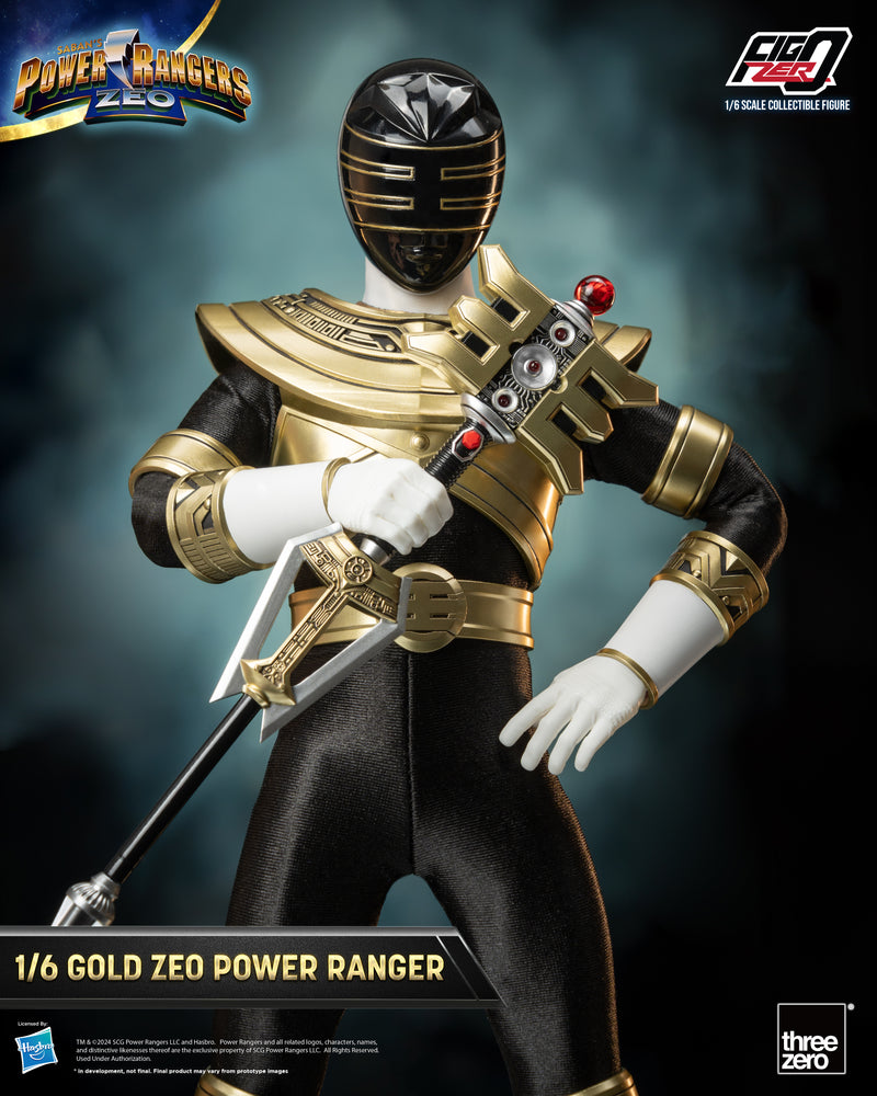 ThreeZero FigZero 1/6 Gold Zeo Power Ranger