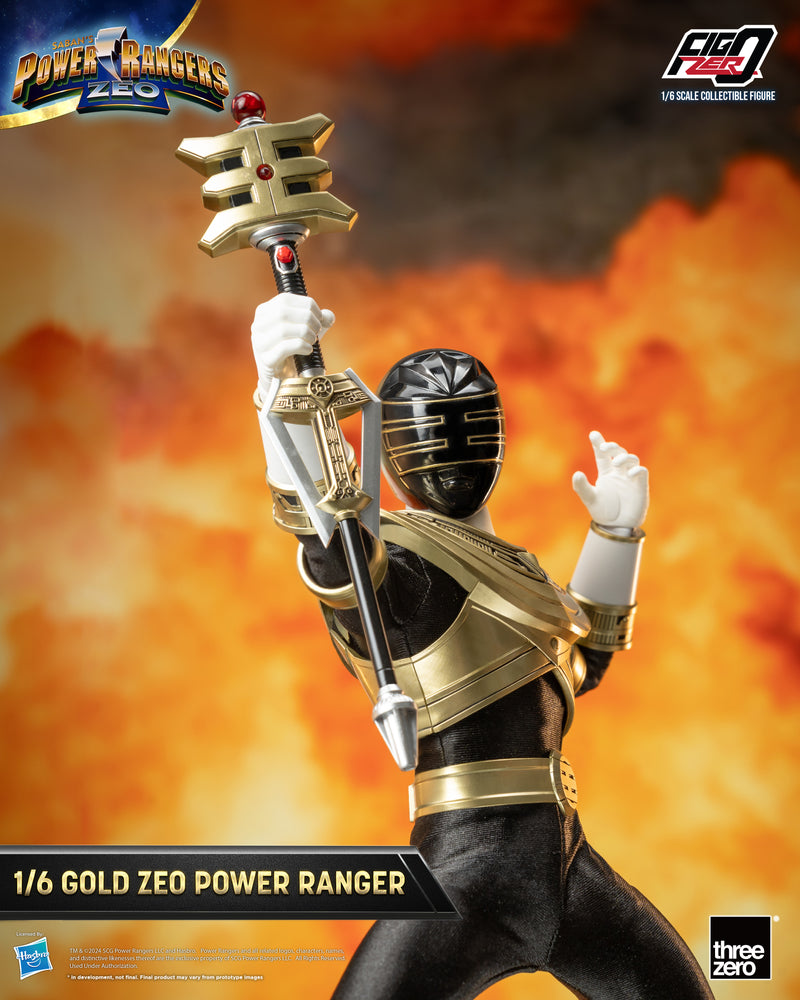 ThreeZero FigZero 1/6 Gold Zeo Power Ranger