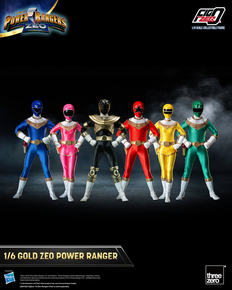 ThreeZero FigZero 1/6 Gold Zeo Power Ranger