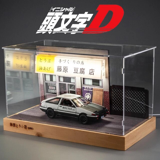 Initiald D 1/20 Diecast Trueno AE86 Diorama