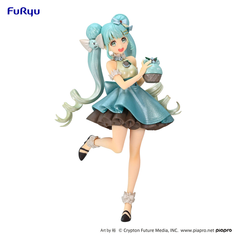 Hatsune Miku Sweet Sweets Series Figure-Hatsune Miku Chocolate Mint Pearl Color-