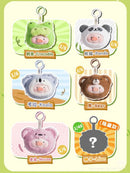 LuLu the Piggy Animal Party Series Plush Silicone Earphone Pouch