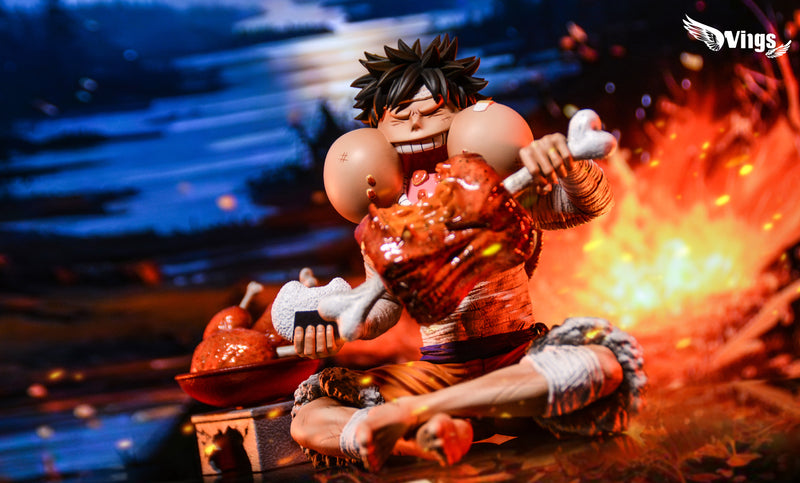 Wings Studio One Piece Luffy Eating Meat