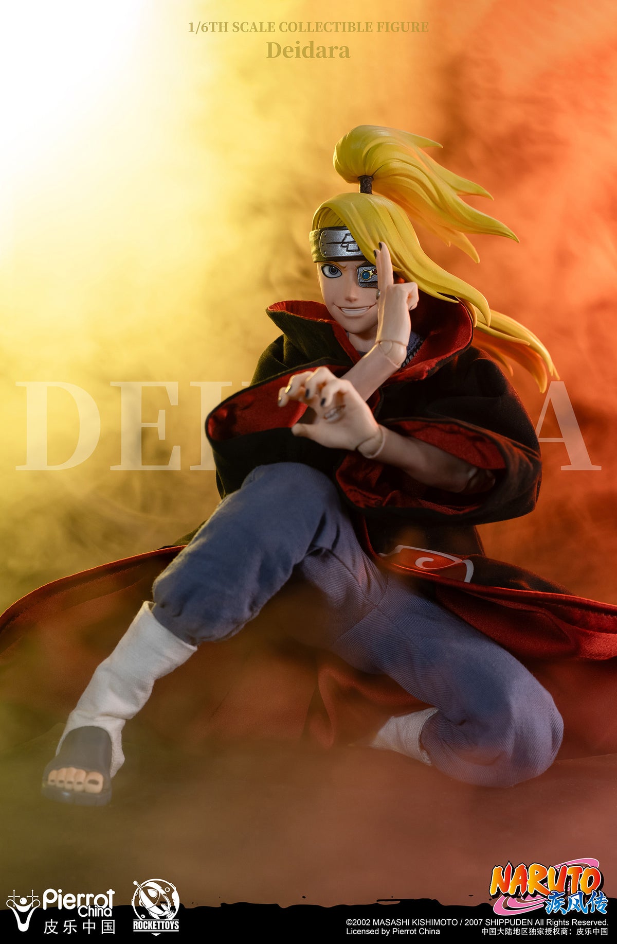 ROCKET TOYS ROC-008デイダラ DEIDARA1/6特典付ナルト Rocket Toys Naruto: Shippuden Deidara ROC-008