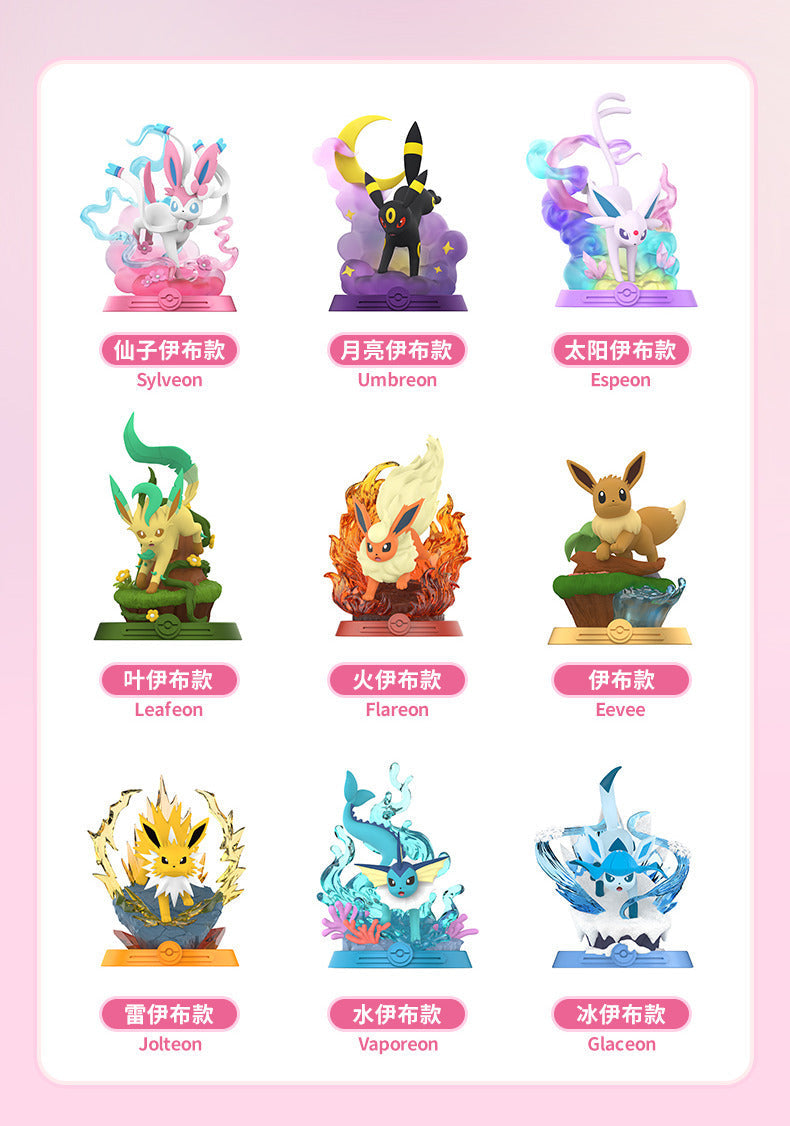 Adventure! EEVEE series blind box 冒险吧！伊布 Singple Pcs