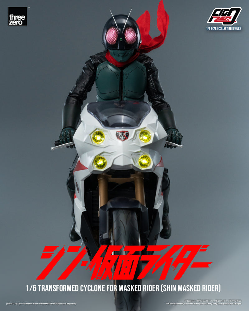 ThreeZero FigZero 1/6 Shin Kamen Rider Transformed Cyclone