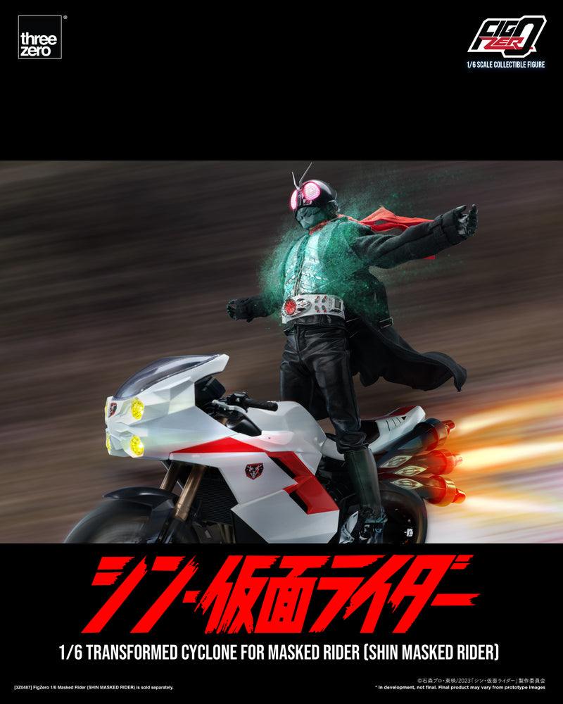 ThreeZero FigZero 1/6 Shin Kamen Rider Transformed Cyclone