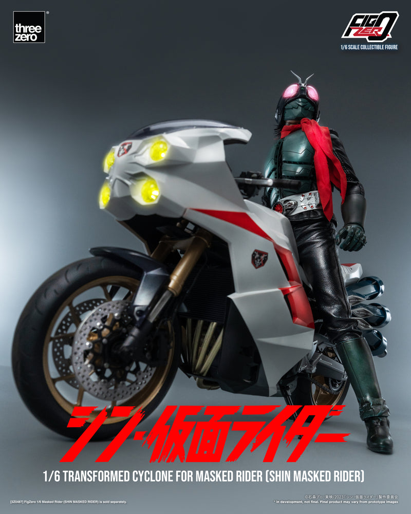 ThreeZero FigZero 1/6 Shin Kamen Rider Transformed Cyclone