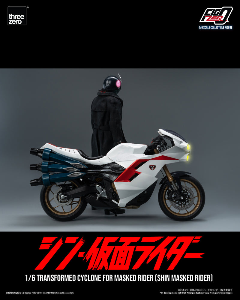 ThreeZero FigZero 1/6 Shin Kamen Rider Transformed Cyclone