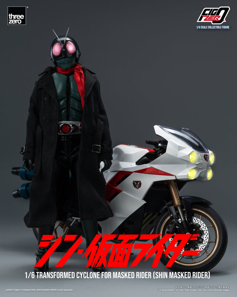 ThreeZero FigZero 1/6 Shin Kamen Rider Transformed Cyclone