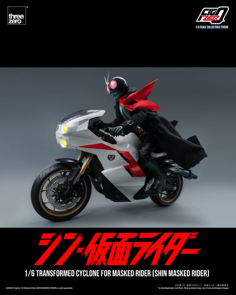 ThreeZero FigZero 1/6 Shin Kamen Rider Transformed Cyclone