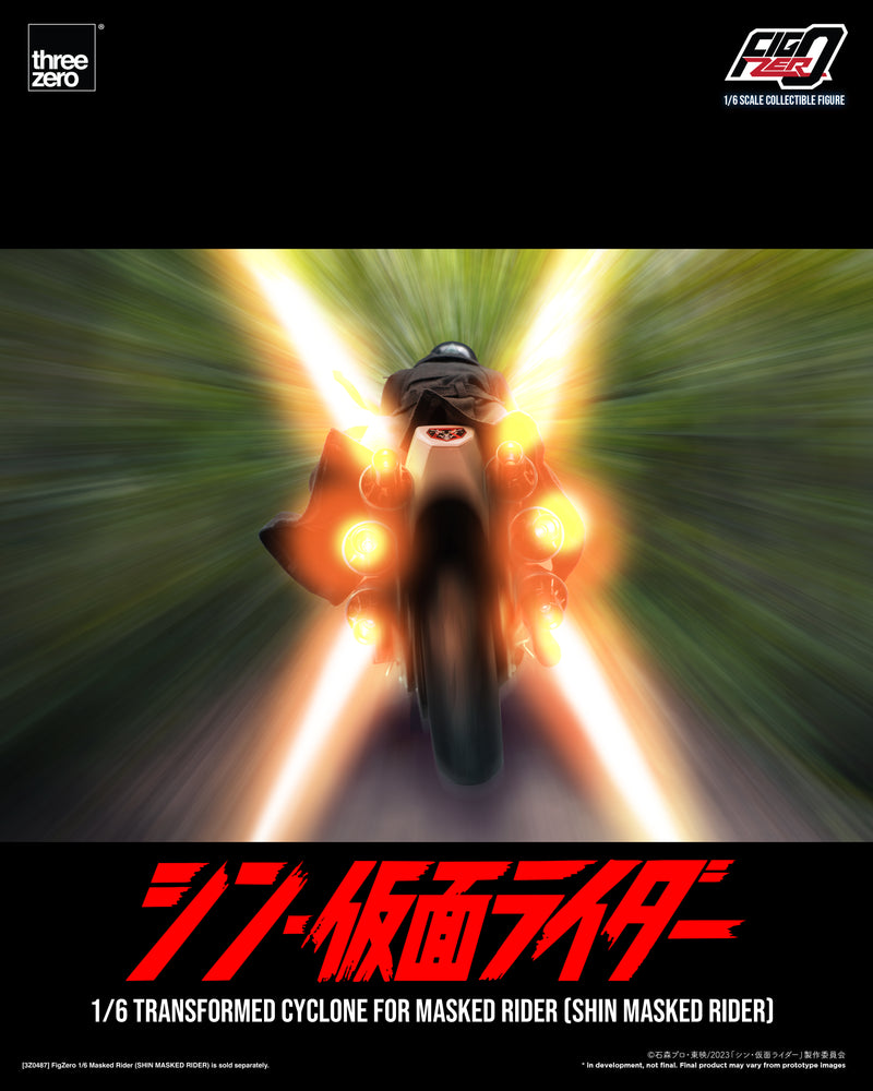 ThreeZero FigZero 1/6 Shin Kamen Rider Transformed Cyclone