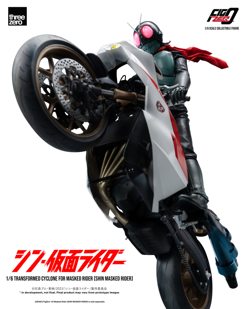 ThreeZero FigZero 1/6 Shin Kamen Rider Transformed Cyclone