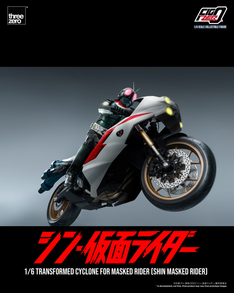 ThreeZero FigZero 1/6 Shin Kamen Rider Transformed Cyclone