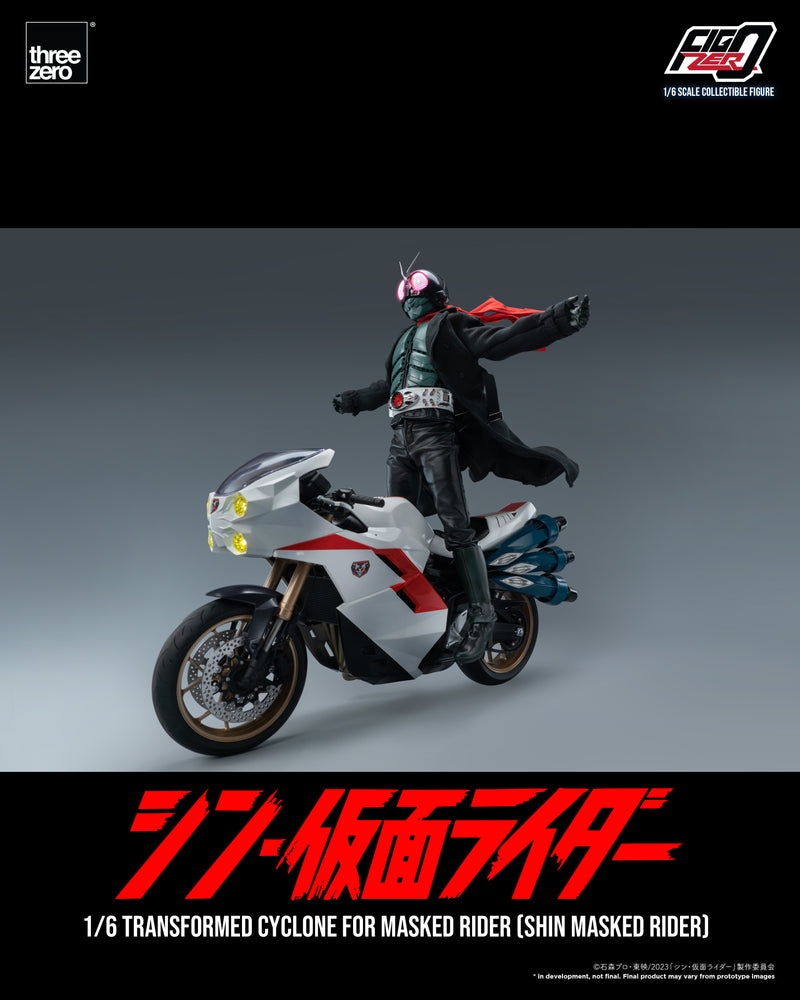 ThreeZero FigZero 1/6 Shin Kamen Rider Transformed Cyclone