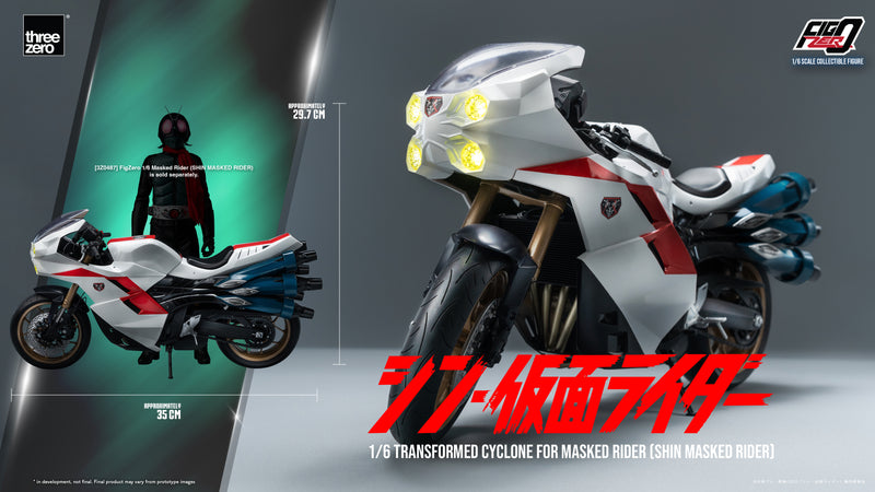 ThreeZero FigZero 1/6 Shin Kamen Rider Transformed Cyclone