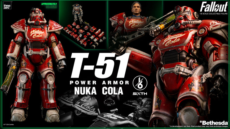 ThreeZero Fallout - 1/6 T-51 Nuka Cola Power Armor