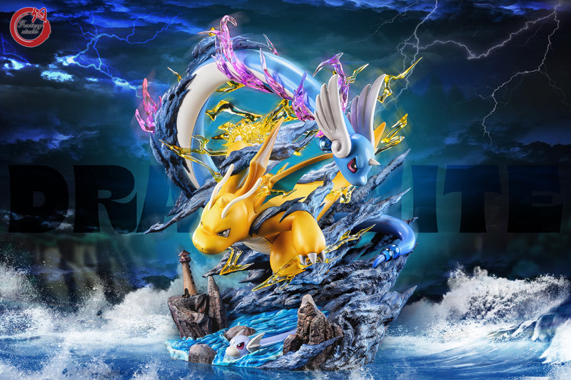 Fantasy Studio Pokemon Dragonite Family 快龙家族