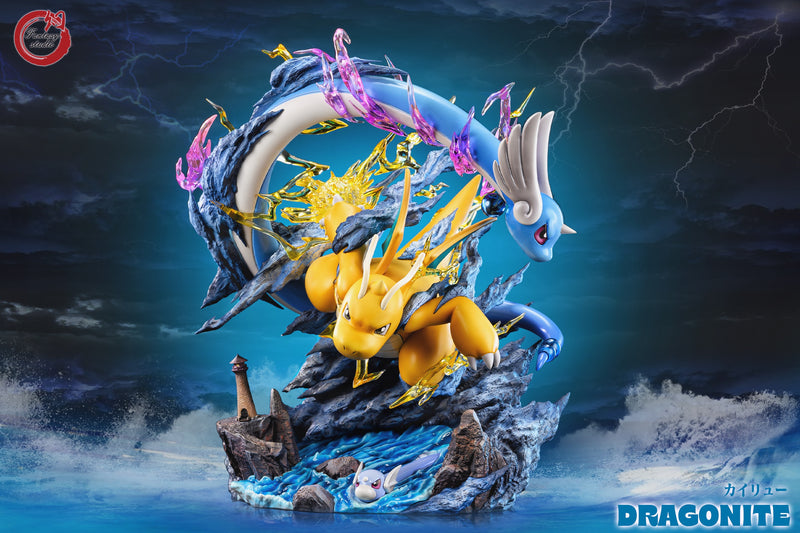 Fantasy Studio Pokemon Dragonite Family 快龙家族