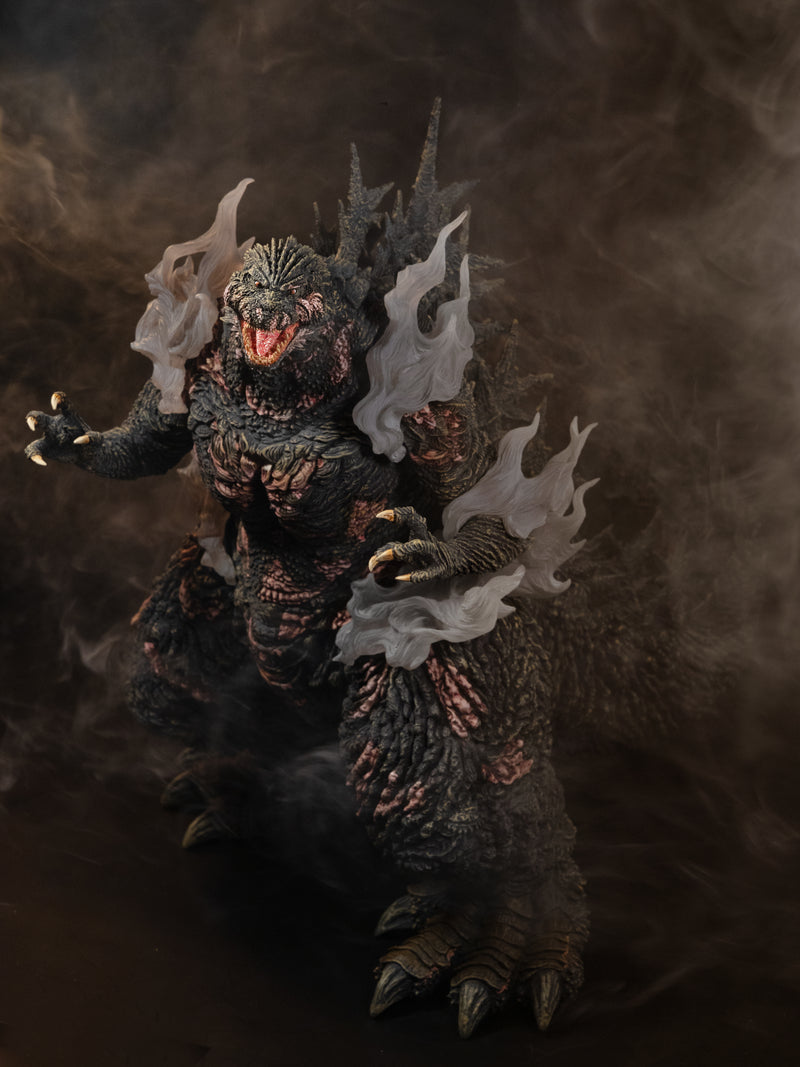 EZHOBI : AKS-1.0GS - GODZILLA MINUS ONE HEAT RAY SCORCHED VERSION WITH SMOKE EFFECTS