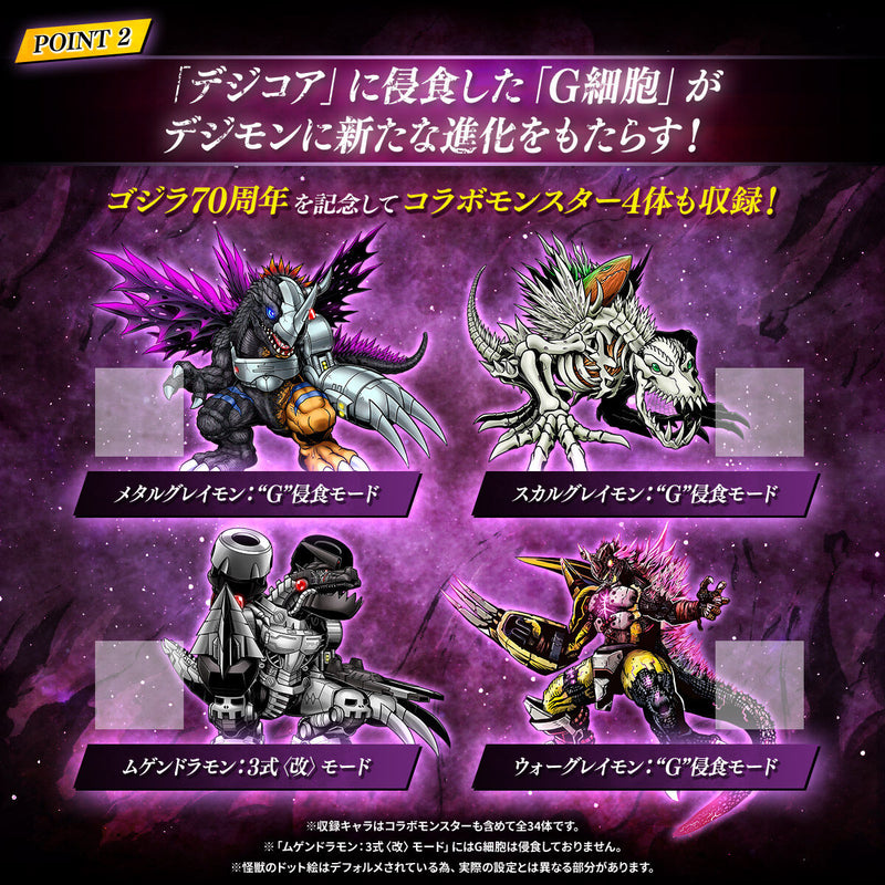 Premium Bandai DIGIMON COLOR GODZILLA 70th Edition Wargreymon / Mugendramon