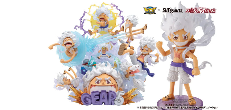 One Piece WCF X S.H.Figuarts Monkey D.Luffy Gear5 Special Bundle
