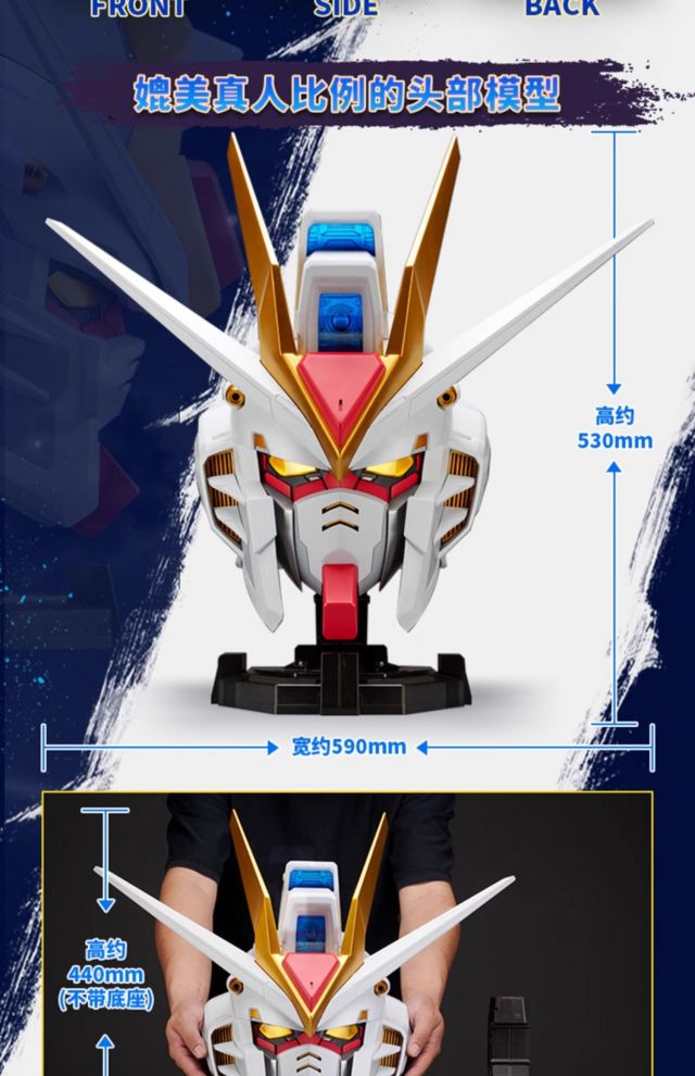 Bandai Namco BN HEAD Vol.2 ZGMF-X20A Strike Freedom Gundam
