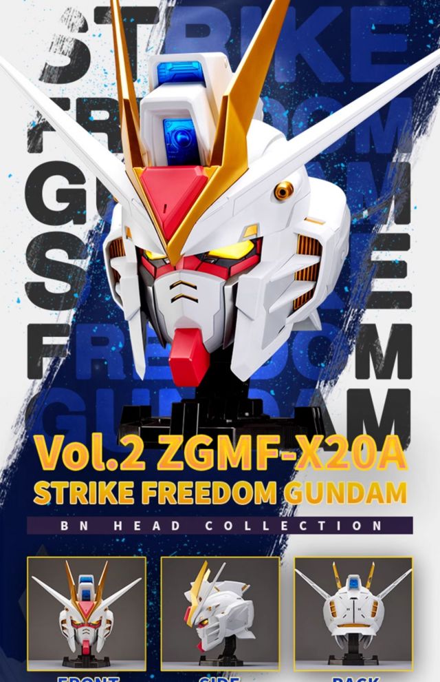 Bandai Namco BN HEAD Vol.2 ZGMF-X20A Strike Freedom Gundam