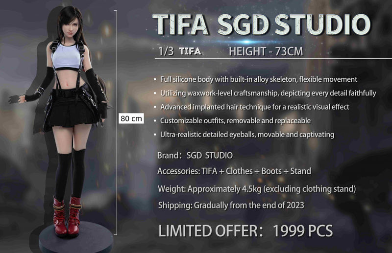 SGD Studio Final Fantasy VII Tifa Lockhart 1/3 Action Figure