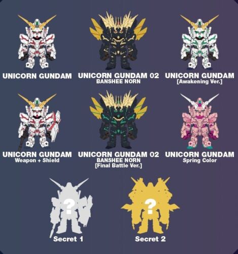 QMSV Unicorn Gundam Blindbox Single Pcs