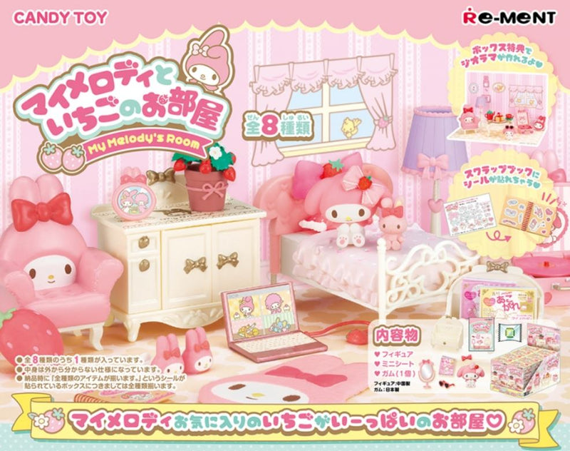 Re-Ment My Melody's Strawberry Room