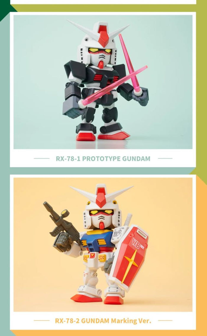 【シークレット】QMSV mini RXー78ー2ガンダム(グリッターブルー） Bandai Namco QMSV Mini RX-78-2 Gundam Glitter Blue Secret