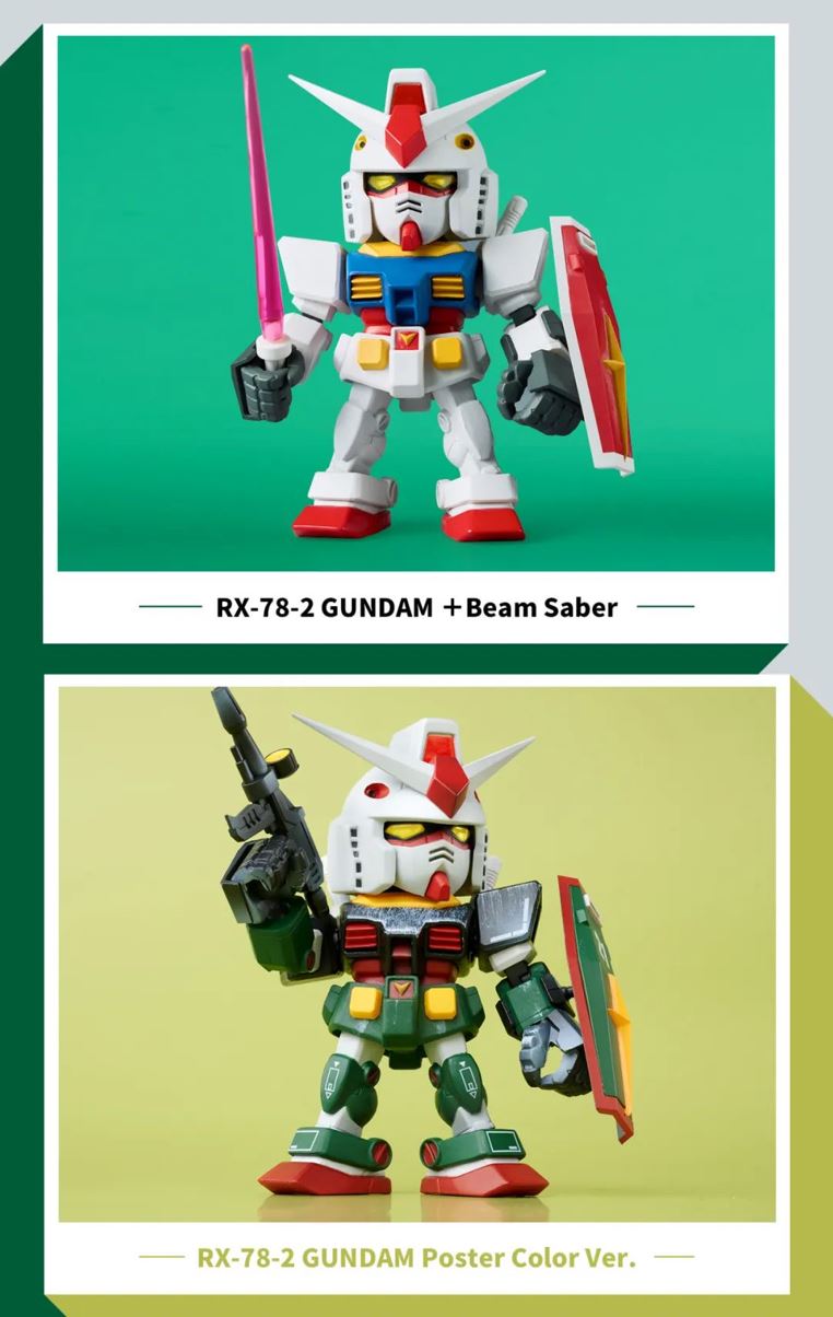 QMSV Mini RX-78-2 Gundam 2.0 ( Set of 8 )