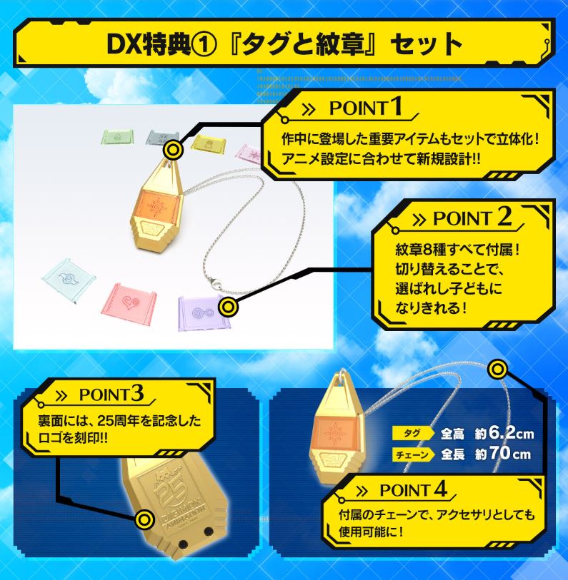 Premium Bandai Digimon Adventure Digivice -25th COLOR EVOLUTION DX Set Yamato Ishida Color