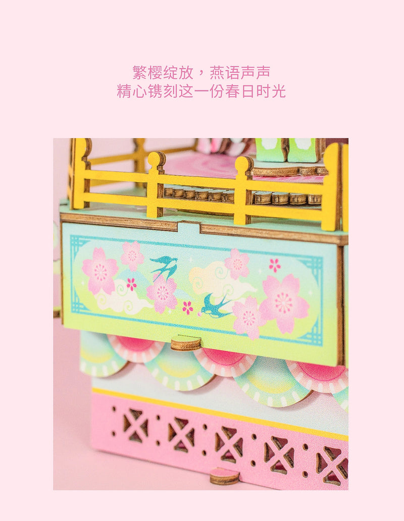 Rolife - DIY Miniature House Music Box x Oreo Sakura Music 青樱雅乐